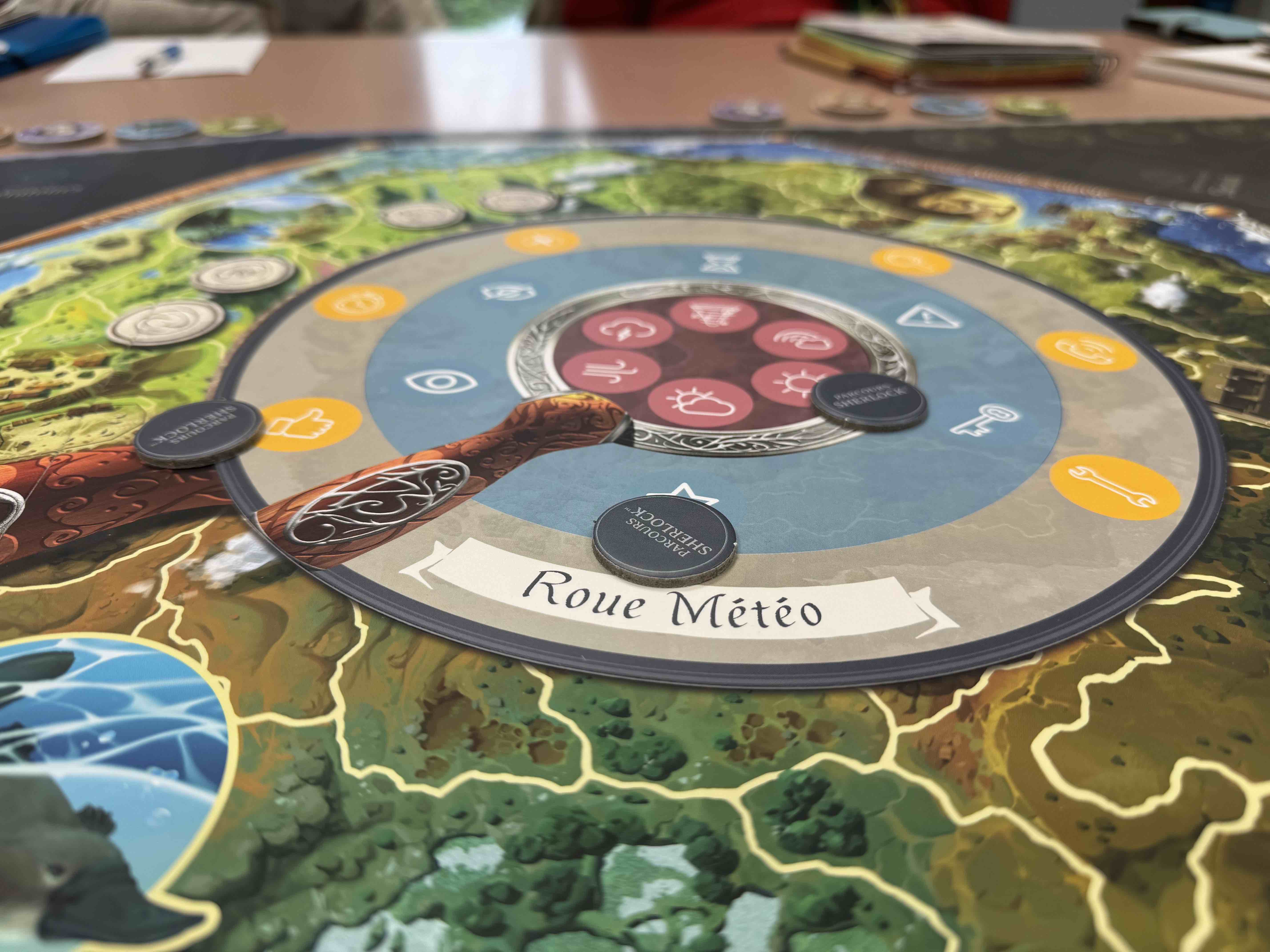 Roue météo, rituel d'ouverture